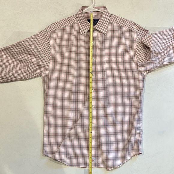 Vineyard Vines Pink and Green Plaid Shirt - Picture 4 of 5